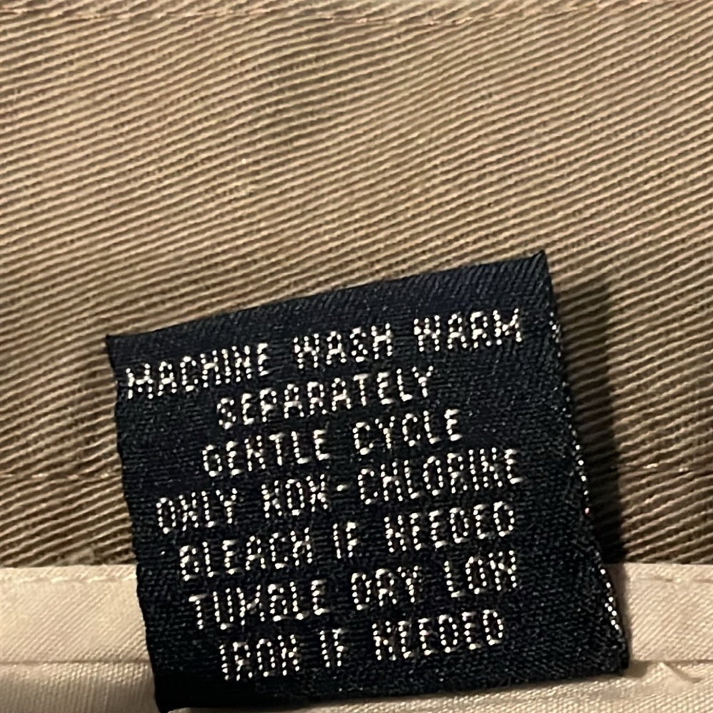 Facconable Pleated Front, Cuffed, Cotton Pants 33… - image 7